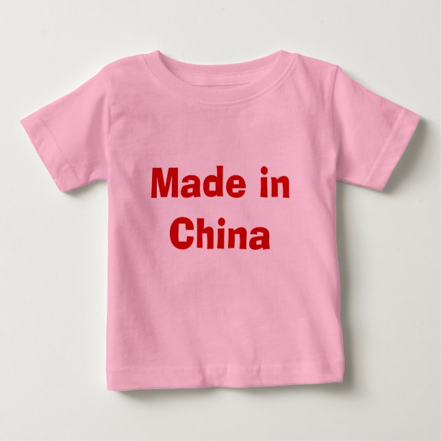 Gemacht in der China Baby T-shirt (Vorderseite)