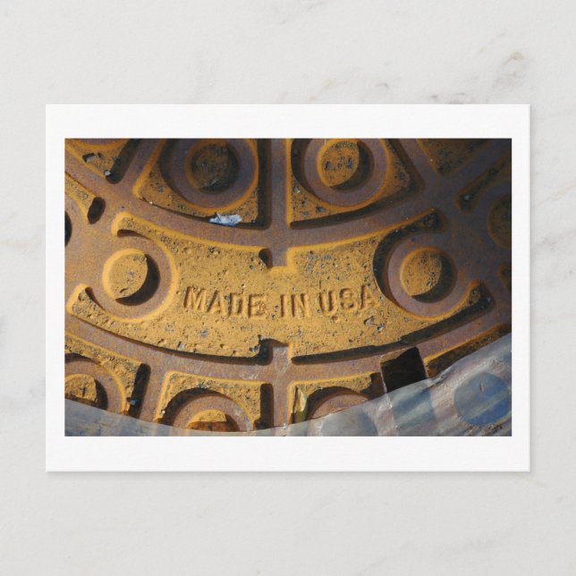 Gemacht in der USA-Postkarte Postkarte (Vorderseite)