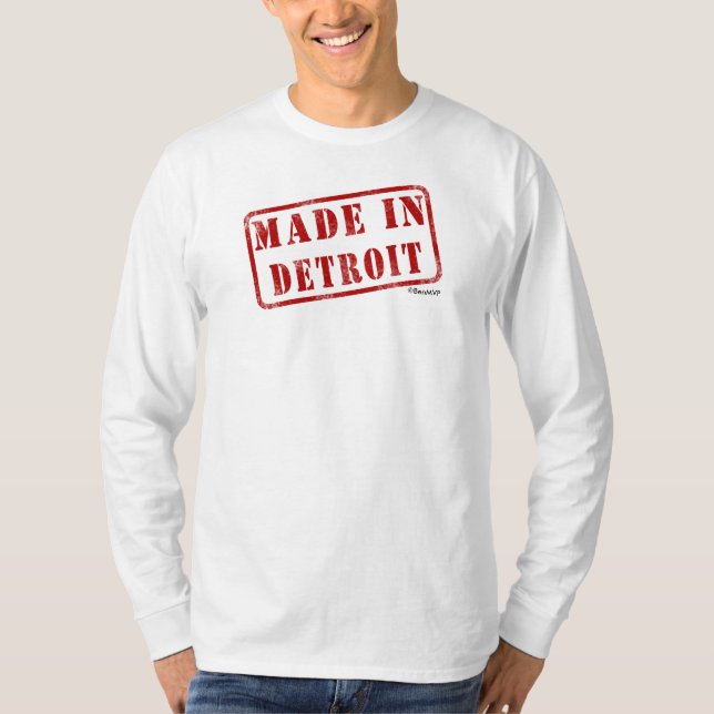 Gemacht in Detroit T-Shirt (Vorderseite)