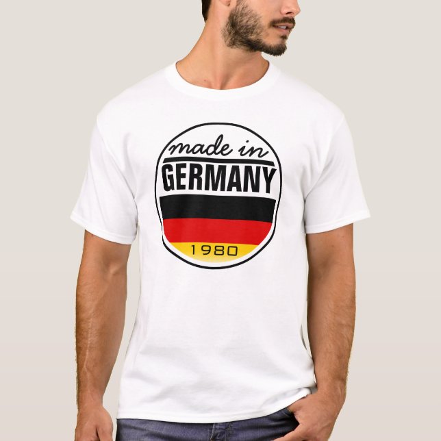 Gemacht in… "Deutschland " T-Shirt (Vorderseite)