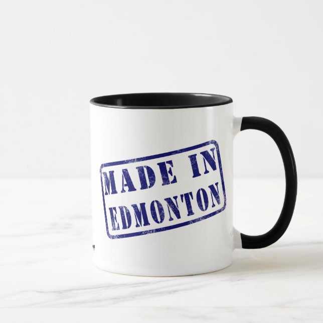 Gemacht in Edmonton Tasse (Rechts)