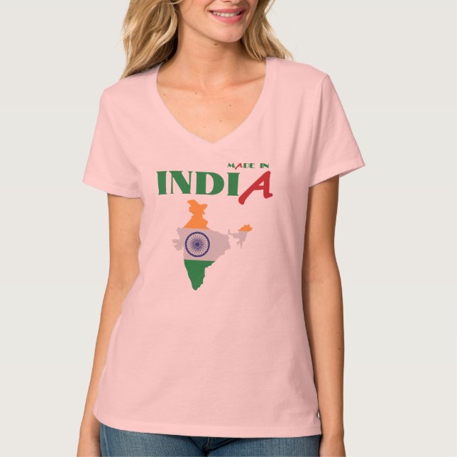 Gemacht in Indien T-Shirt (Vorderseite)