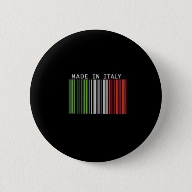 Gemacht in Italien Button (Vorderseite)