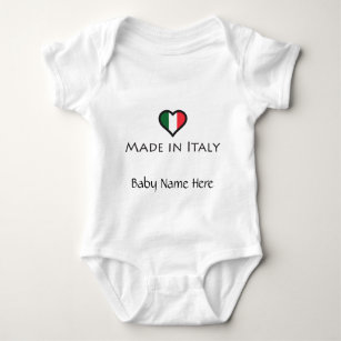 Gemacht in Italien - italienischer Stolz Baby Strampler