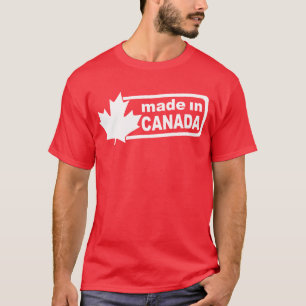 Gemacht in Kanada - das Shirt der roten Männer
