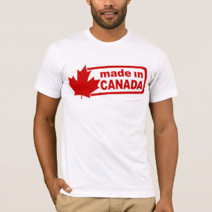 Gemacht in Kanada - das Shirt der weißen Männer