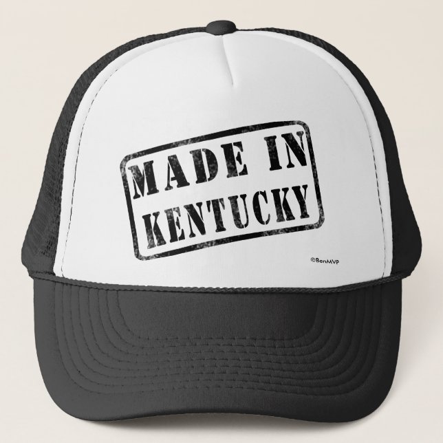 Gemacht in Kentucky Truckerkappe (Vorderseite)