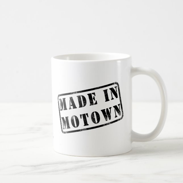 Gemacht in Motown Tasse (Rechts)