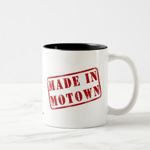 Gemacht in Motown Zweifarbige Tasse