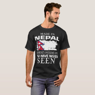 Gemacht in Nepal fantastischstes  nie gesehen T-Shirt