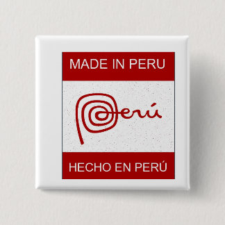 Gemacht in Peru Button