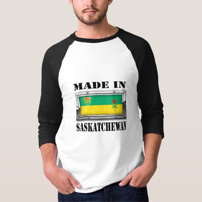 Gemacht in Saskatchewan (Licht) T-Shirt (Vorderseite)