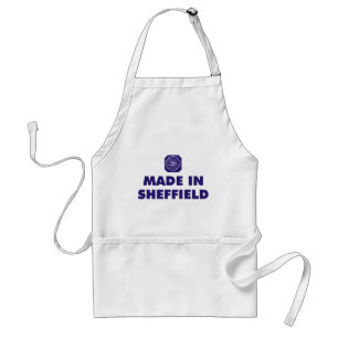 Gemacht in Sheffield Schürze