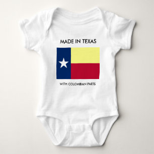 Gemacht in Texas mit kolumbianischem Baby Strampler