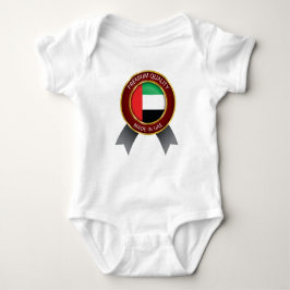 Gemacht in UAE, abstrakte UAE-Flagge, vereinigter Baby Strampler
