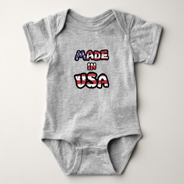 Gemacht in USA Baby Strampler (Vorderseite)
