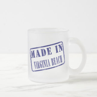 Gemacht in Virginia Beach Mattglastasse
