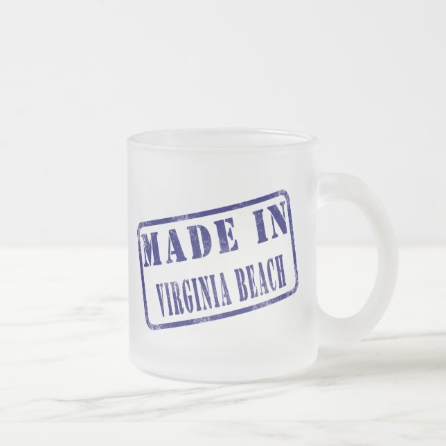 Gemacht in Virginia Beach Mattglastasse (Rechts)