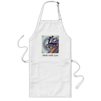 Gemacht mit Liebe-Geschenk-Schürze Lange Schürze