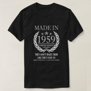 Gemachtes im Jahre 1959 60. Geburtstags-Party T-Shirt