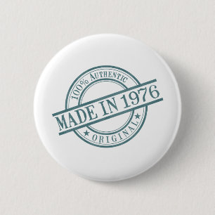 Gemachtes im Jahre 1976 Button