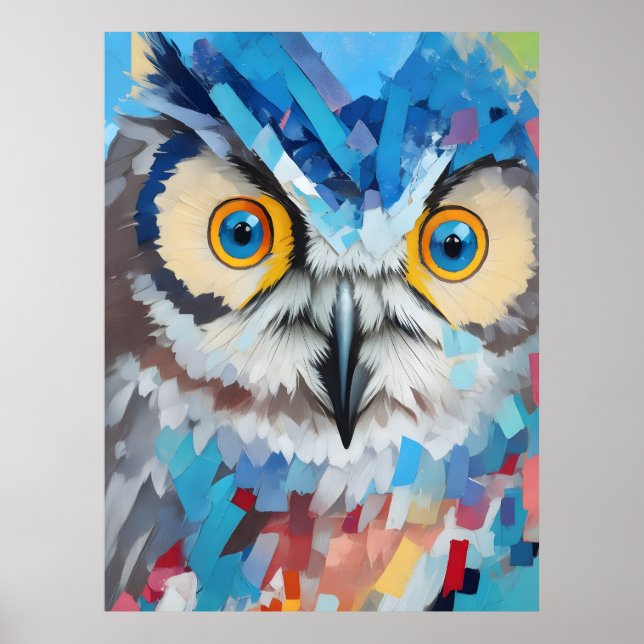 Gemälde aus dem Owl-Portrait Poster (Vorne)