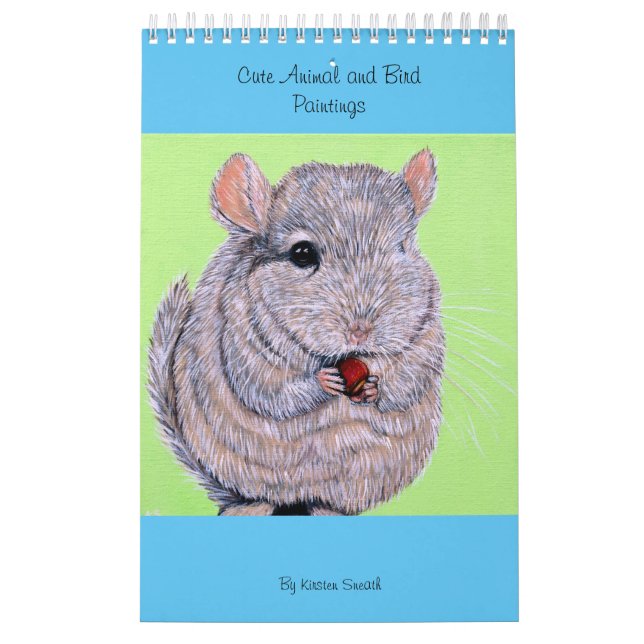 Gemälde aus süße Tier und Vögeln Kalender (Titelbild)