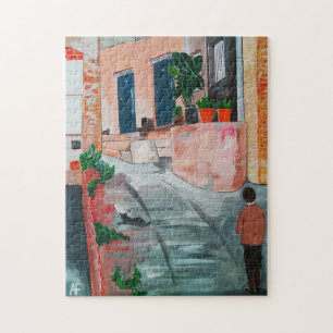 Gemälde Calle Del San Miguel von Alfred Fox Puzzle