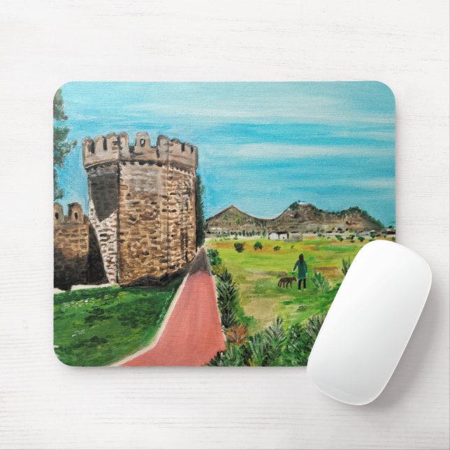 Gemälde Castell de Benisanó von Alfred Fox Mousepad (Mit Mouse)
