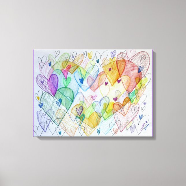 Gemälde der Leinwand (Vorderseite)