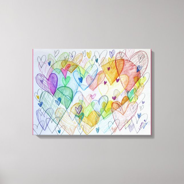 Gemälde der Leinwand (Vorderseite)