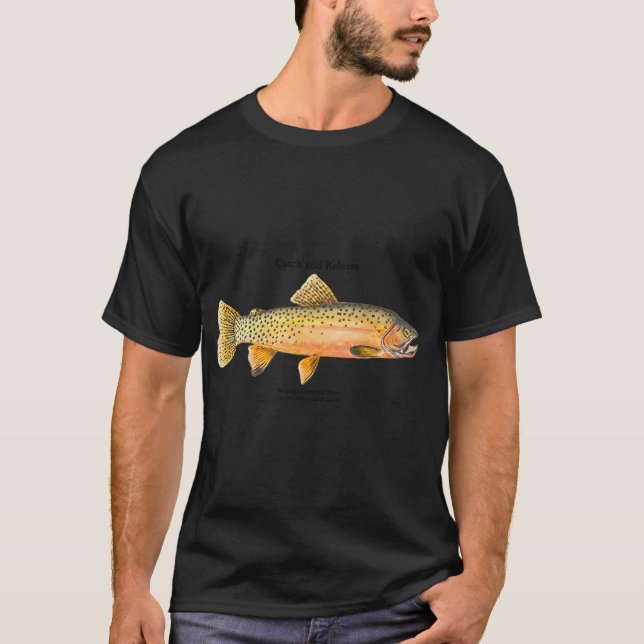 Gemälde der Westslope-Cutthroatforelle T-Shirt (Vorderseite)