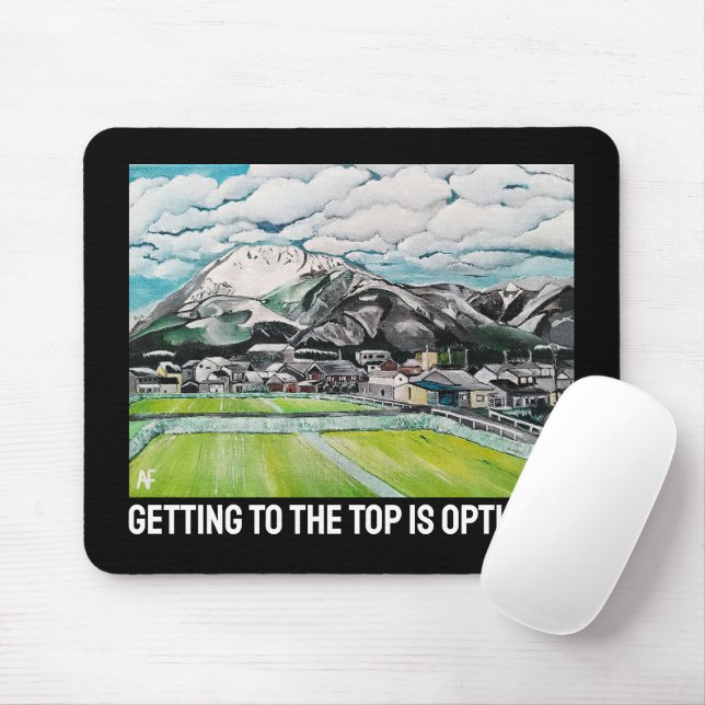 Gemälde des Berges Fuji von Alfred Fox Mousepad (Mit Mouse)