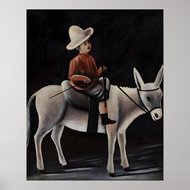 Gemälde des georgischen Malers Niko Pirosmani Poster (Vorne)