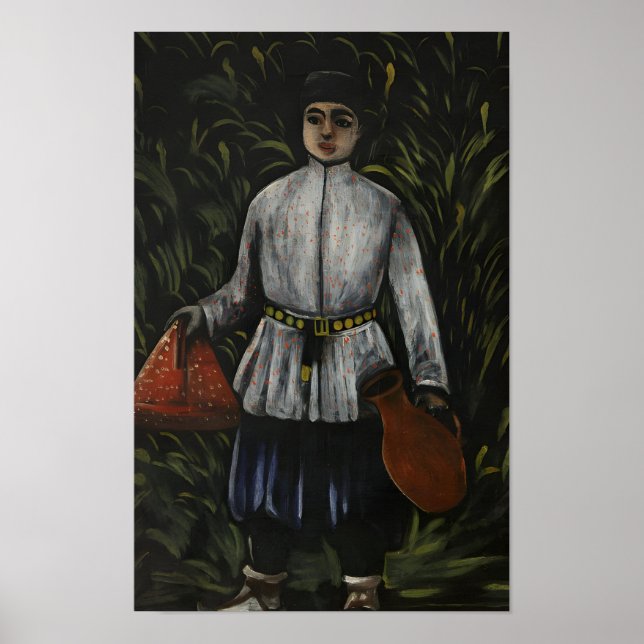 Gemälde des georgischen Malers Niko Pirosmani Poster (Vorne)