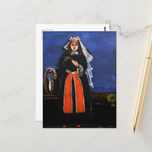 Gemälde des georgischen Malers Niko Pirosmani Postkarte