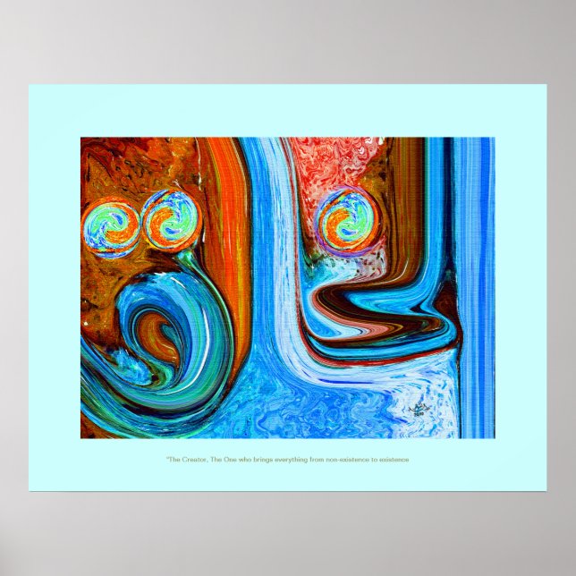 Gemälde des modernen Interieurs Poster (Vorne)