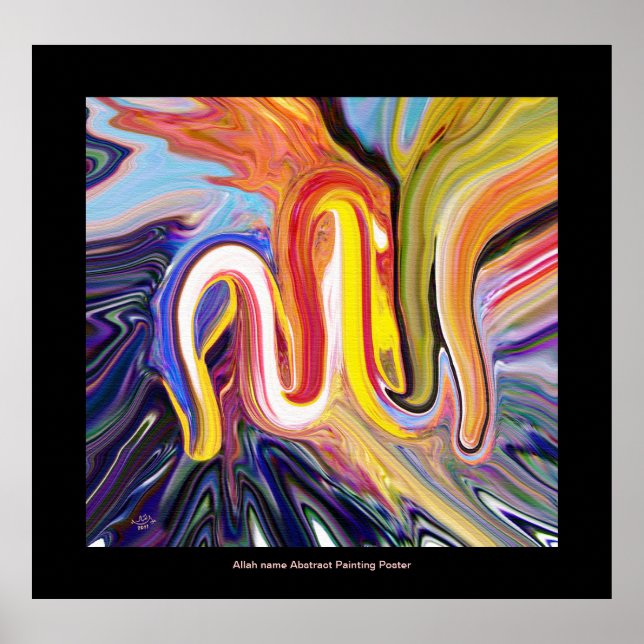 Gemälde des modernen Interieurs Poster (Vorne)