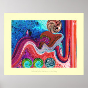 Gemälde des modernen Interieurs Poster