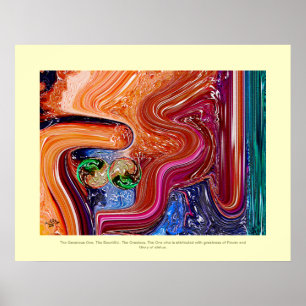 Gemälde des modernen Interieurs Poster