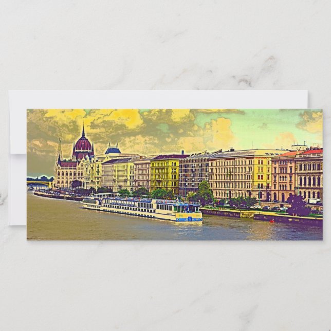 Gemälde des ungarischen Parlaments (Vorderseite)