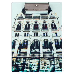 Gemälde des ungarischen Parlaments Klemmbrett