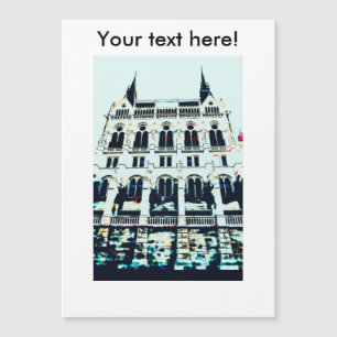 Gemälde des ungarischen Parlaments Magnetkarte