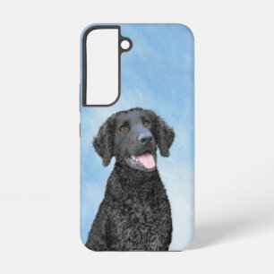Gemälde eines Curly Coated Retrievers - Originale  Samsung Galaxy Hülle