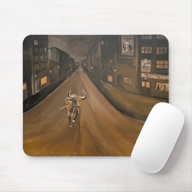 Gemälde El Toro Torturado von Alfred Fox Mousepad (Mit Mouse)