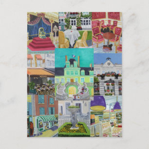 Gemälde/Gemälde von Fontainebleau, FRANKREICH Postkarte