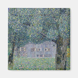 Gemälde Gustav Klimt, Bauernhof in Oberösterreich Magnet