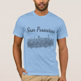 Gemälde Ladys, San Francisco, Vereinigte Staaten T-Shirt