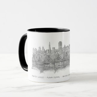 Gemälde Ladys, San Francisco, Vereinigte Staaten Tasse