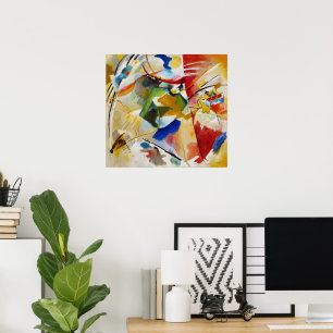 Gemälde mit grünem Zentrum von Wassily Kandinsky Poster